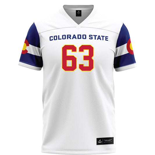 Colorado State - NCAA Football : John Holthaus - State Pride Football Jersey-0