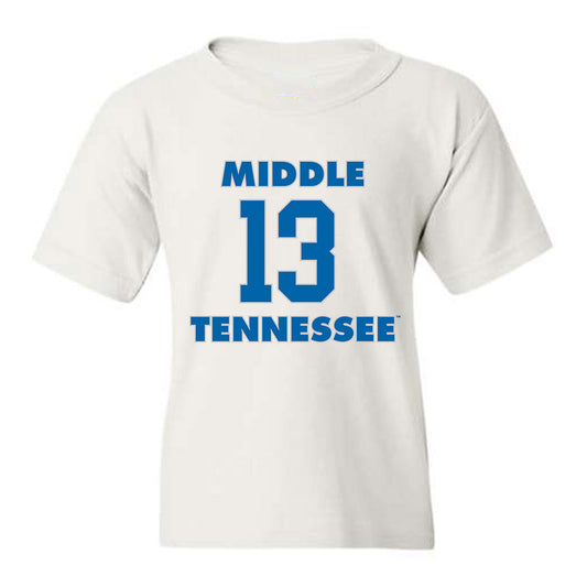 MTSU - NCAA Men's Basketball : Chris Loofe - Youth T-Shirt Replica Shersey