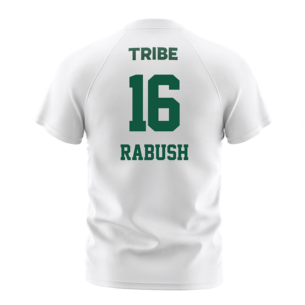 William & Mary - NCAA Men's Soccer : Evan Rabush - White Jersey