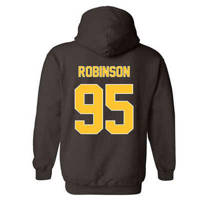 Wyoming - NCAA Football : Caleb Robinson - Classic Shersey Hooded Sweatshirt