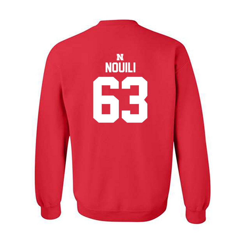 Nebraska - NCAA Football : Nouredin Nouili - Classic Shersey Sweatshirt