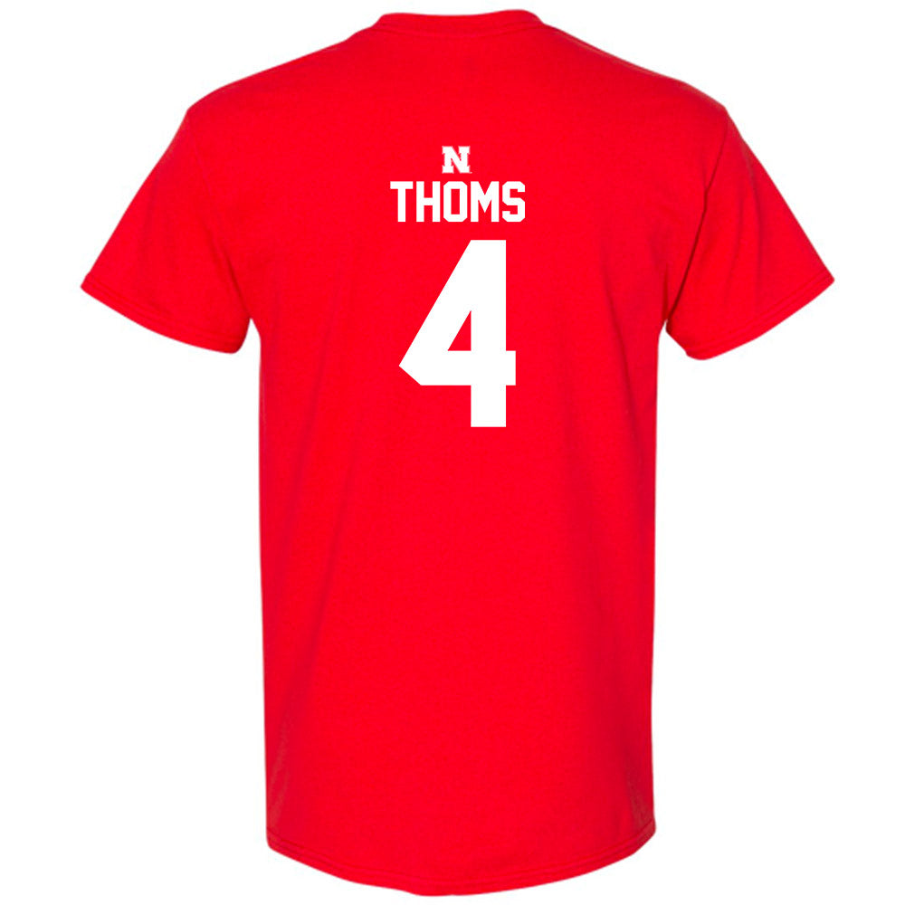 Nebraska - NCAA Softball : Malia Thoms - T-Shirt Classic Shersey