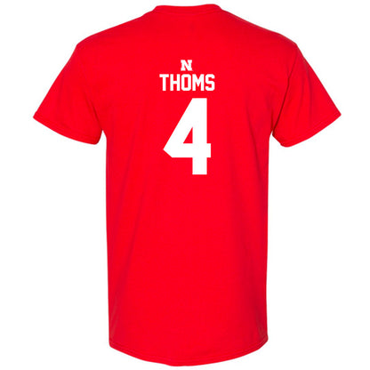 Nebraska - NCAA Softball : Malia Thoms - T-Shirt Classic Shersey