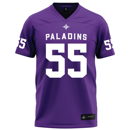 Furman - NCAA Football : Griffin Farmery - Purple Jersey
