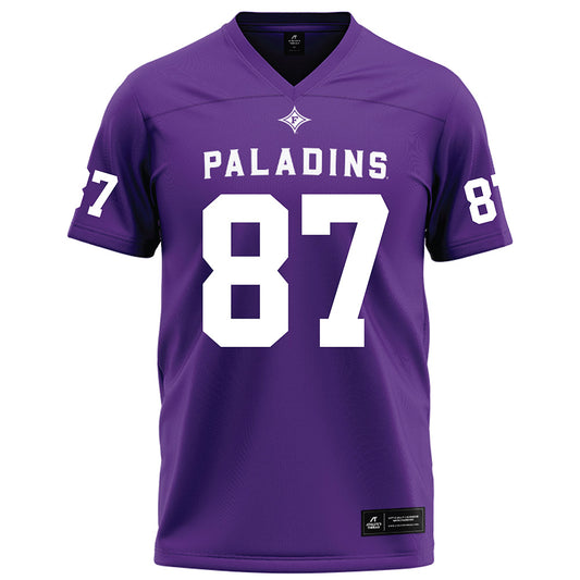 Furman - NCAA Football : John Holbrook - Purple Jersey