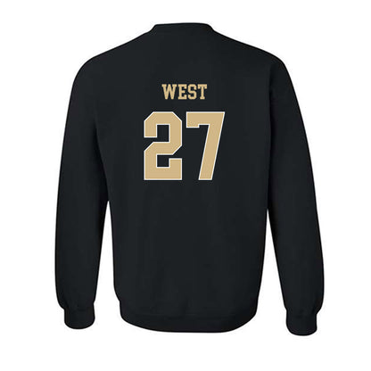 Wake Forest - NCAA Football : Travon West - Black Classic Shersey Sweatshirt
