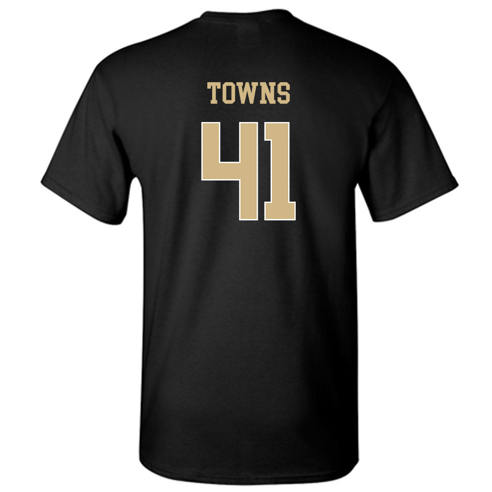 Wake Forest - NCAA Football : Will Towns - Black Classic Shersey Short Sleeve T-Shirt