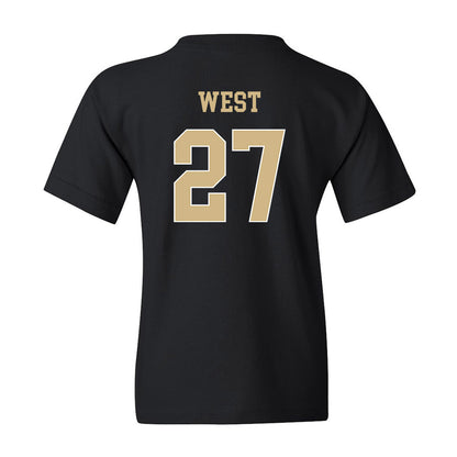 Wake Forest - NCAA Football : Travon West - Black Classic Shersey Youth T-Shirt