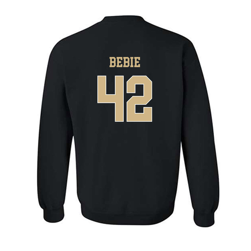 Wake Forest - NCAA Football : Thomas Bebie - Black Classic Shersey Sweatshirt