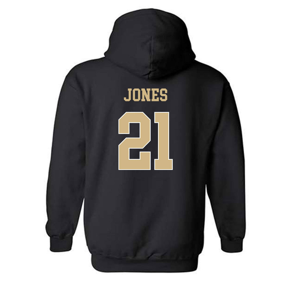 Wake Forest - NCAA Football : Chase Jones - Black Classic Shersey Hooded Sweatshirt