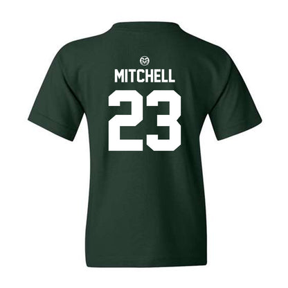 Colorado State - NCAA Football : Jaseim Mitchell - Green Classic Youth T-Shirt