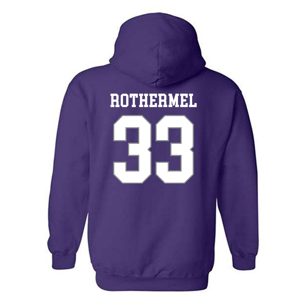 Kansas State - NCAA Baseball : Collin Rothermel - Hooded Sweatshirt Classic Shersey