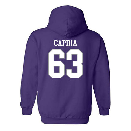 Kansas State - NCAA Football : Michael Capria - Purple Classic Shersey Hooded Sweatshirt