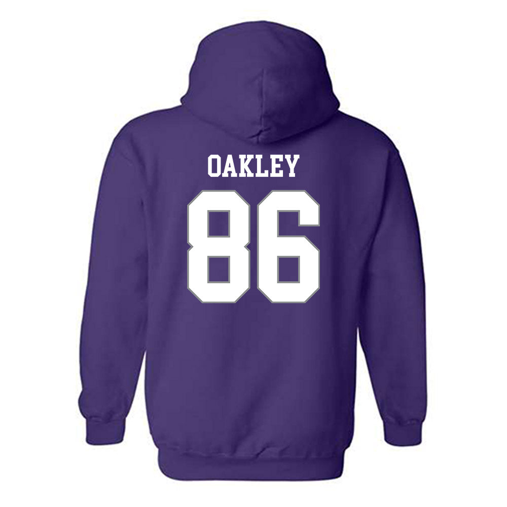 Kansas State - NCAA Football : Garrett Oakley - Purple Classic Shersey Hooded Sweatshirt