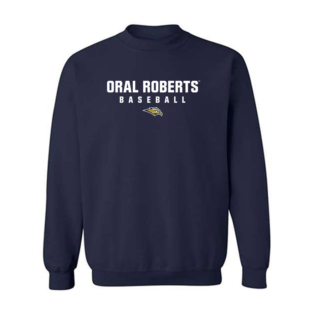 Oral Roberts - NCAA Baseball : Mac McCroskey - Crewneck Sweatshirt Classic Shersey