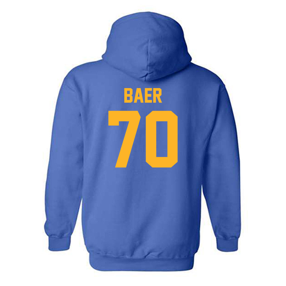 Pittsburgh - NCAA Football : Ryan Baer - Royal Classic Shersey Hooded Sweatshirt