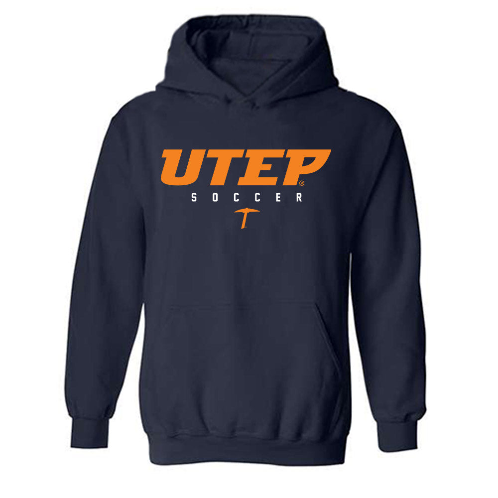 UTEP - NCAA Women's Soccer : Ashlyn Neireiter - Navy Classic Shersey Hooded Sweatshirt