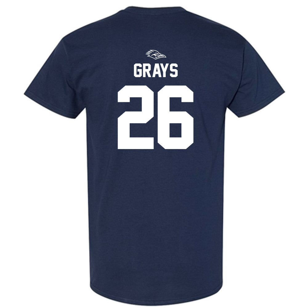 UTSA - NCAA Football : Bryce Grays - Navy Classic Shersey Short Sleeve T-Shirt