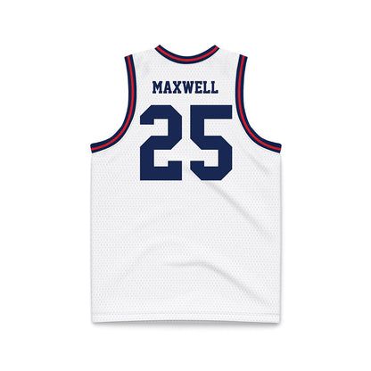 Dayton - NCAA Men's Basketball : Will Maxwell - Basketball Jersey White Replica Jersey