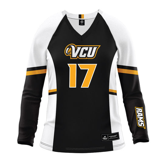 VCU - NCAA Women's Volleyball : Akire Jones - Volleyball Black Jersey
