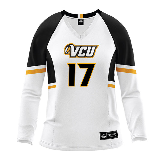 VCU - NCAA Women's Volleyball : Akire Jones - Volleyball White Jersey