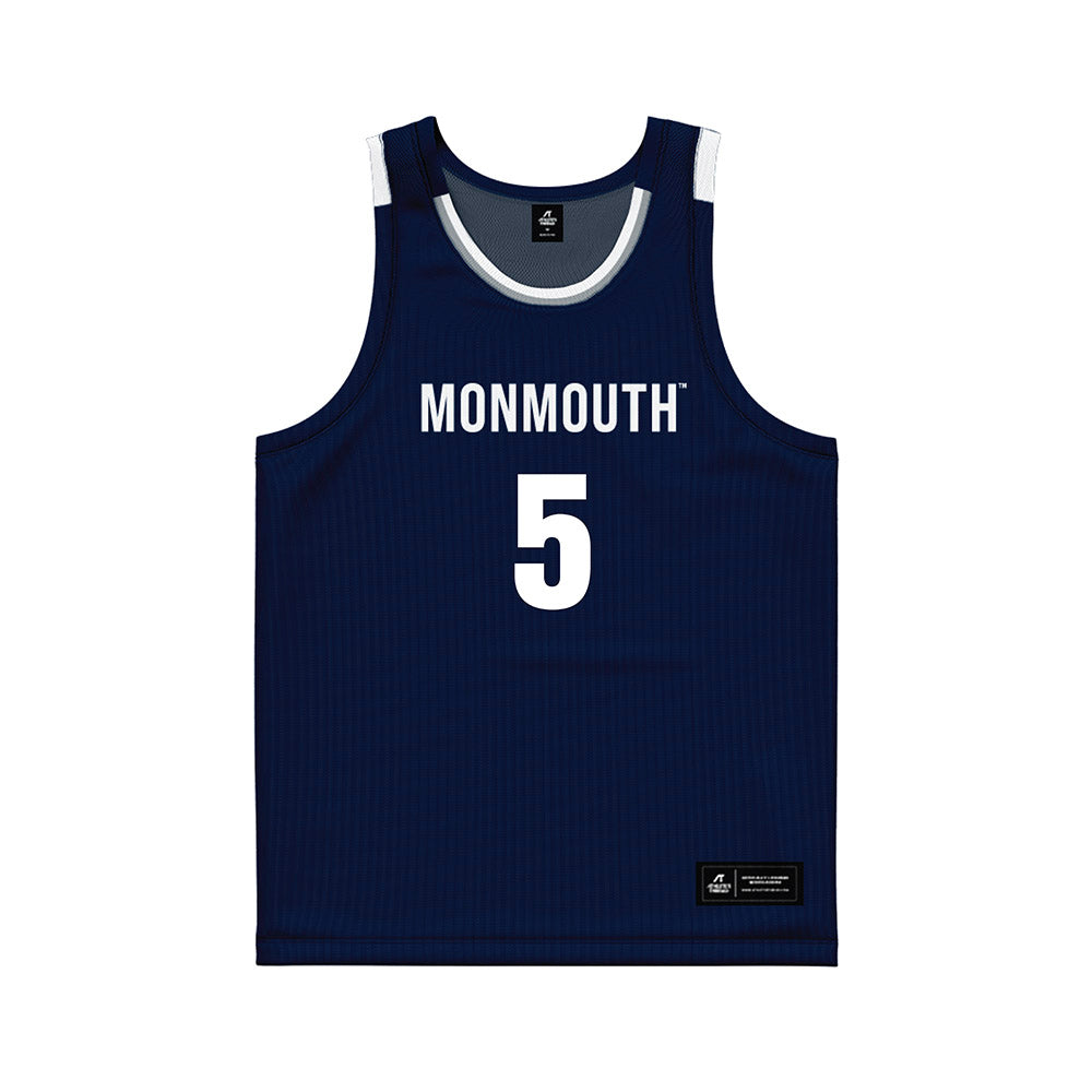 Monmouth - NCAA Men's Basketball : Corey Miller - Basketball Jersey