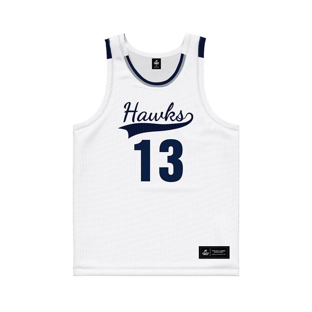 Monmouth - NCAA Men's Basketball : Jack Collins - White Jersey