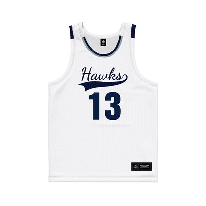 Monmouth - NCAA Men's Basketball : Jack Collins - White Jersey