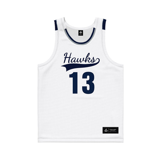 Monmouth - NCAA Men's Basketball : Jack Collins - White Jersey