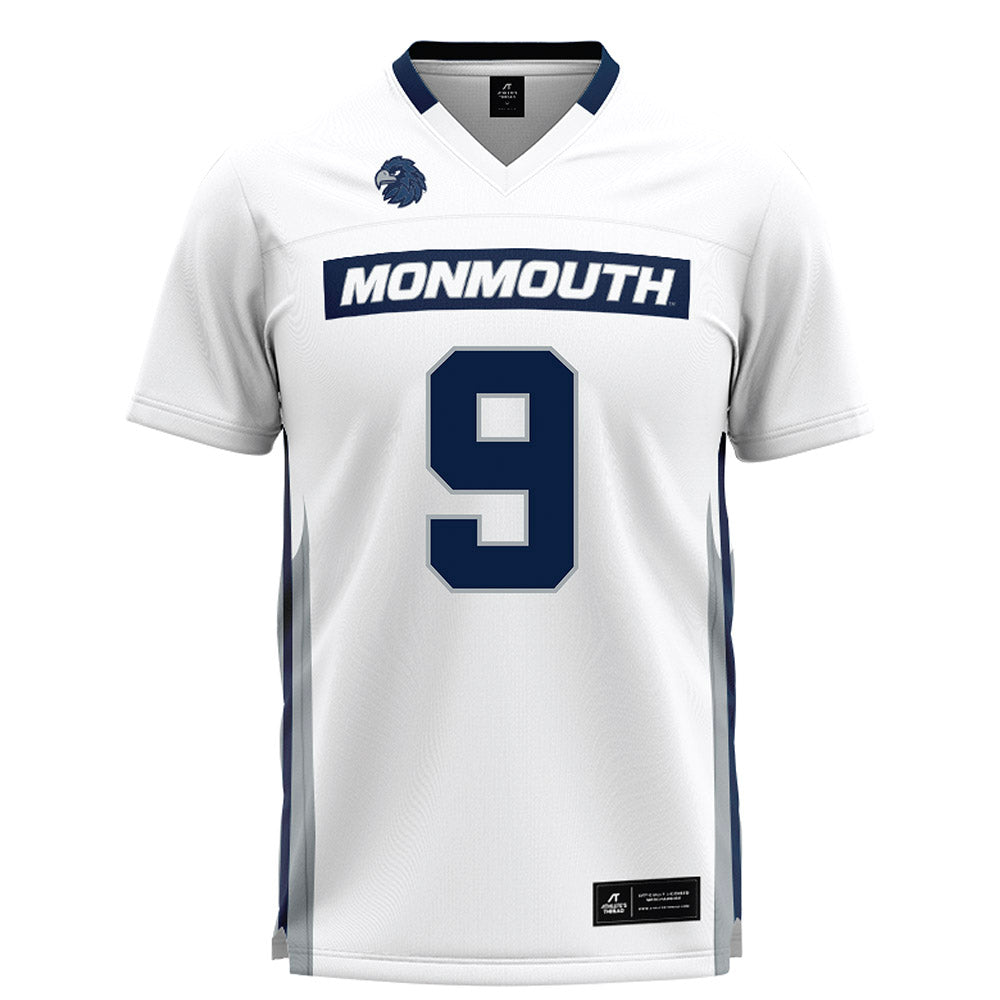 Monmouth - NCAA Men's Lacrosse : Nicholas Teets - White Jersey