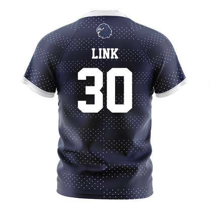 Monmouth - NCAA Men's Soccer : Matthew Link - Blue Jersey