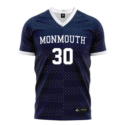 Monmouth - NCAA Men's Soccer : Matthew Link - Blue Jersey