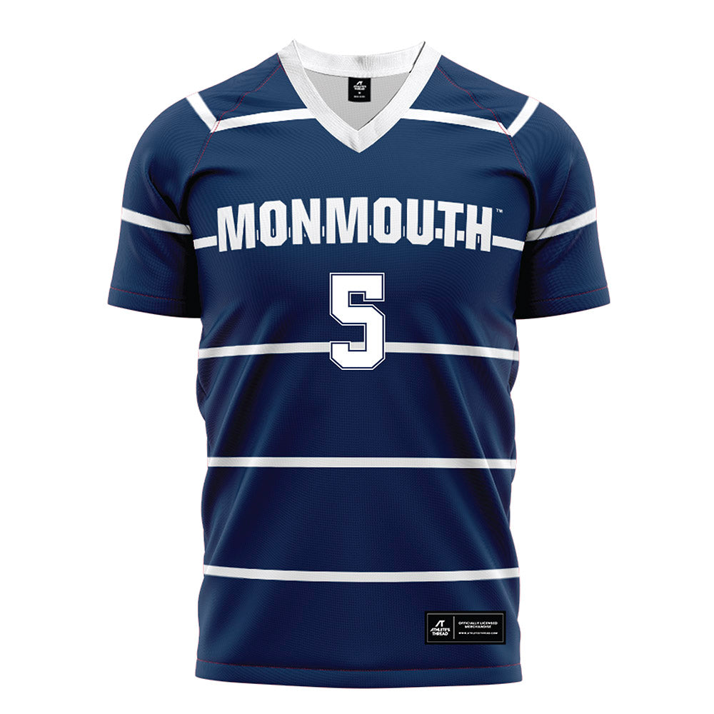 Monmouth - NCAA Women's Soccer : Kelly DeGaetano - NCAA Soccer Blue Jersey