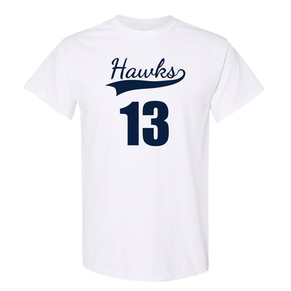 Monmouth - NCAA Men's Basketball : Jack Collins - White Replica Shersey Short Sleeve T-Shirt