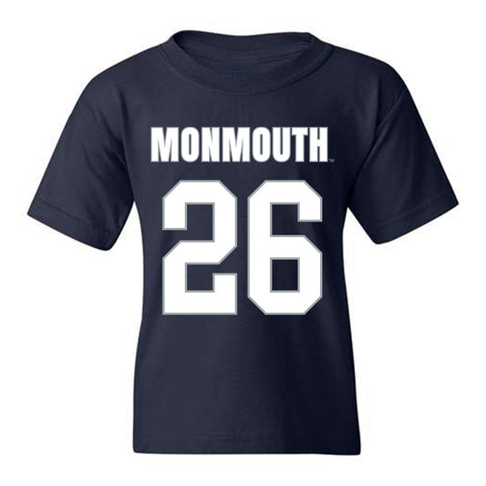 Monmouth - NCAA Men's Lacrosse : Brandon Rispoli - Replica Shersey Youth T-Shirt