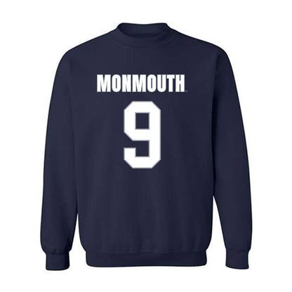Monmouth - NCAA Men's Lacrosse : Nicholas Teets - Replica Shersey Sweatshirt