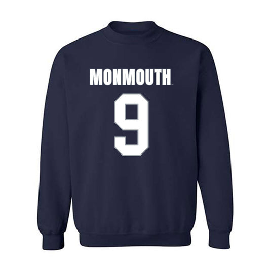 Monmouth - NCAA Men's Lacrosse : Nicholas Teets - Replica Shersey Sweatshirt