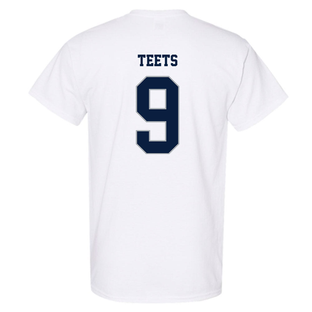 Monmouth - NCAA Men's Lacrosse : Nicholas Teets - White Replica Shersey Short Sleeve T-Shirt