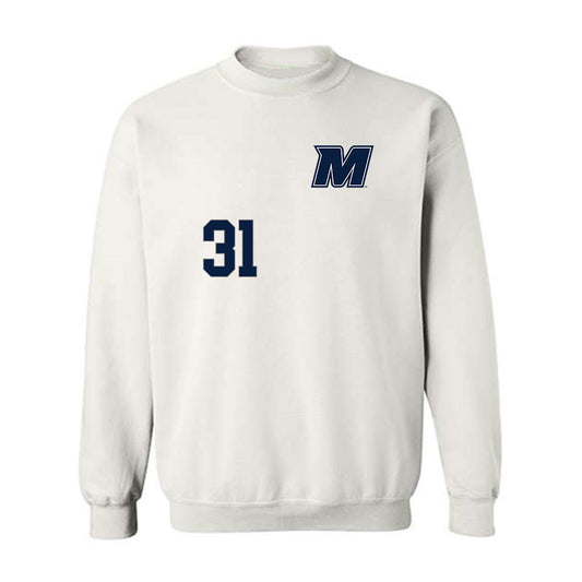 Monmouth - NCAA Softball : Billie Kerwood - White Replica Shersey Sweatshirt