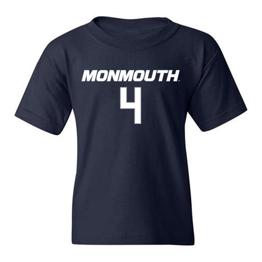 Monmouth - NCAA Men's Basketball : Andrew Ball - Replica Shersey Youth T-Shirt