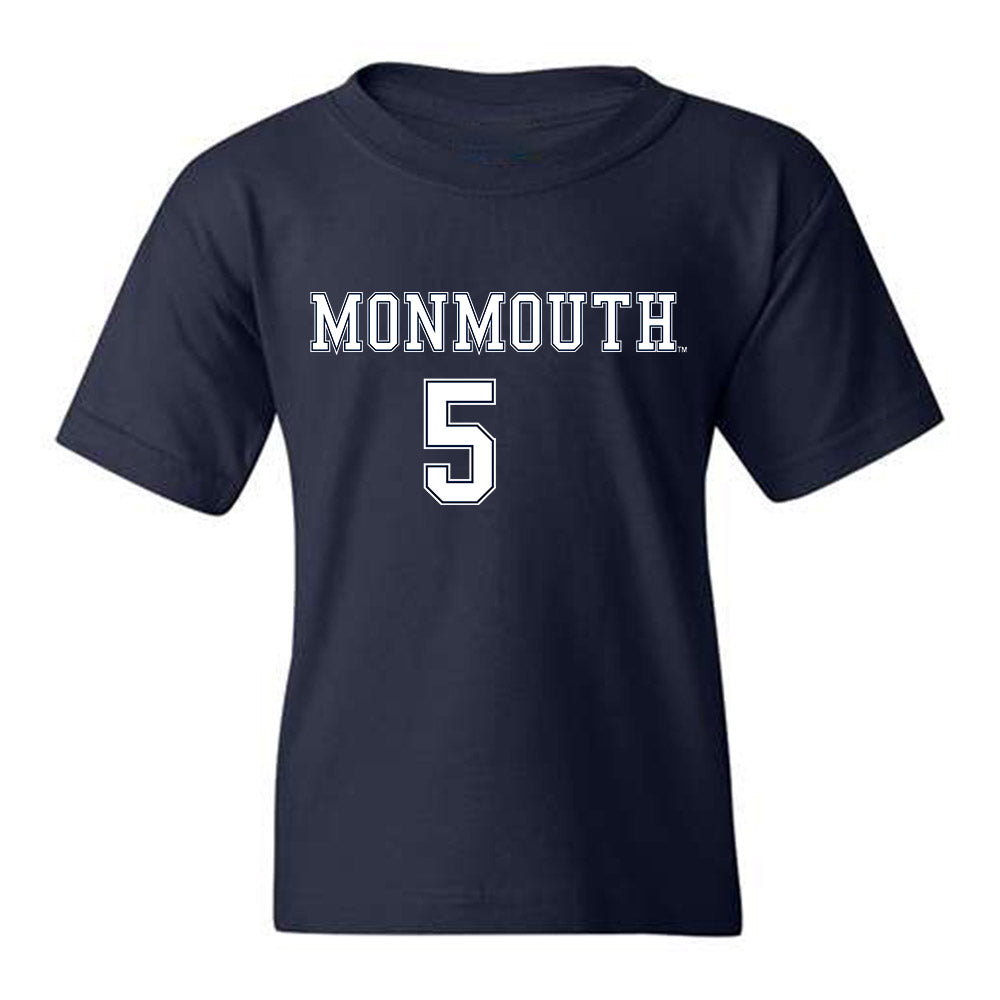Monmouth - NCAA Women's Soccer : Kelly DeGaetano - Replica Shersey Youth T-Shirt