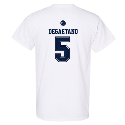 Monmouth - NCAA Women's Soccer : Kelly DeGaetano - White Replica Shersey Short Sleeve T-Shirt