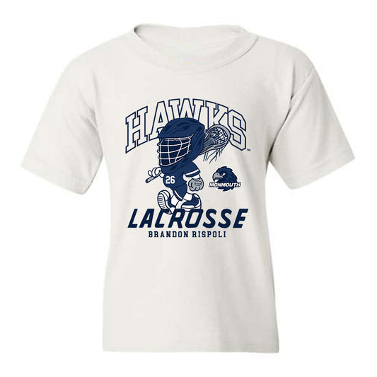 Monmouth - NCAA Men's Lacrosse : Brandon Rispoli - Fashion Shersey Youth T-Shirt