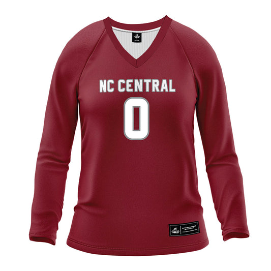 NCCU - NCAA Women's Volleyball : Amarah Johnson - Volleyball Jersey Maroon
