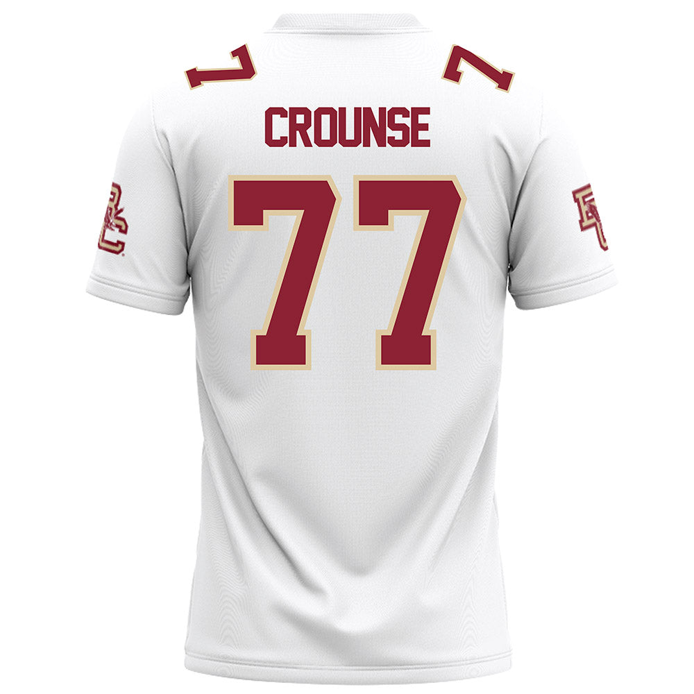 Boston College - NCAA Football : Michael Crounse - White Jersey