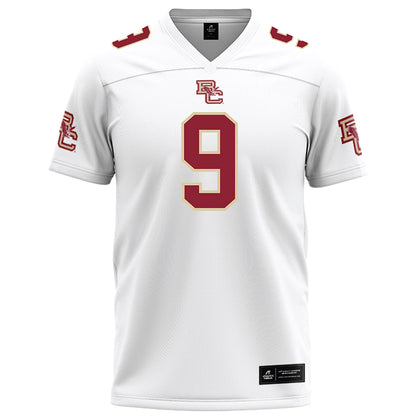 Boston College - NCAA Football : Josiah Griffin - White Jersey