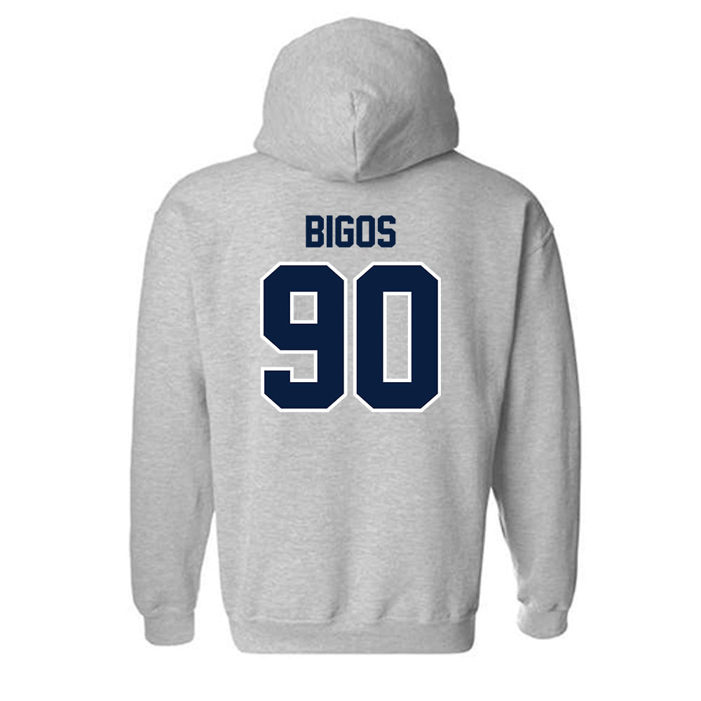 Monmouth - NCAA Football : Brendan Bigos - Sports Shersey Hooded Sweatshirt