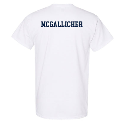 Monmouth - NCAA Men's Track & Field : Landon McGallicher - White Classic Shersey Short Sleeve T-Shirt