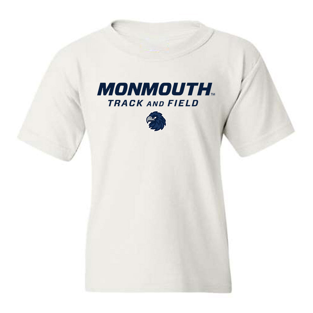 Monmouth - NCAA Women's Track & Field : Emma McKee - White Classic Shersey Youth T-Shirt