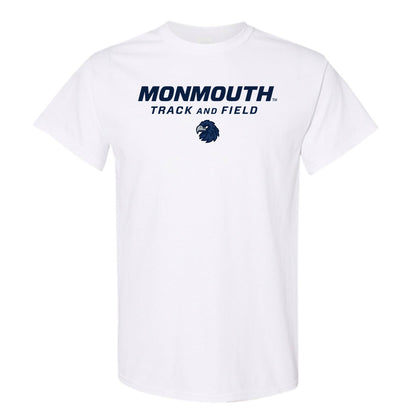 Monmouth - NCAA Men's Track & Field : Thomas Schulz - White Classic Shersey Short Sleeve T-Shirt